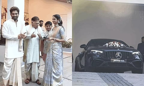 #AlluArjun | காதல் மனைவிக்கு ஆடம்பர காரை பரிசளித்த அல்லு அர்ஜூன்