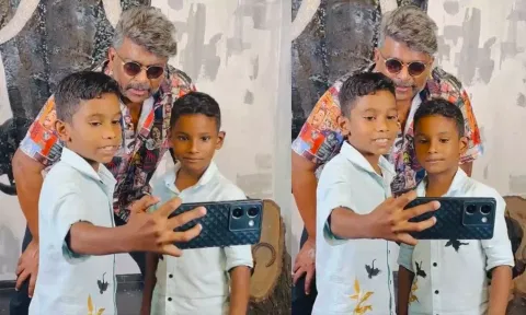 #Dubai போக வழி சொல்லுங்க... நடிகர் பார்த்திபன் வெளியிட்ட  க்யூட் வீடியோ!