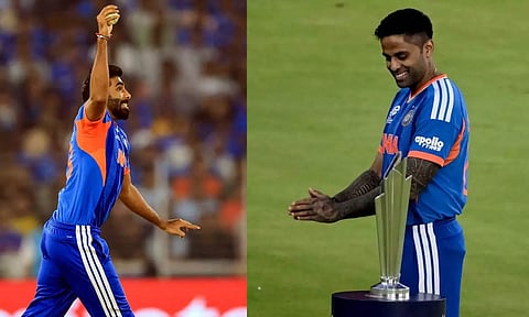 பும்ராவை ரோபோ அல்லது நாட்டின் பொக்கிசம் என்பேன்: சூர்யகுமார் யாதவ் புகழாரம்