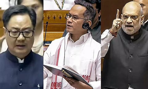 Lok Sabha | அதிக அளவில் குறுக்கீடு..! கிரண் ரிஜிஜுவை வெளுத்து வாங்கிய கவுரவ் கோகாய்- ஆமோதித்து ரிப்ளை அளித்த அமித் ஷா