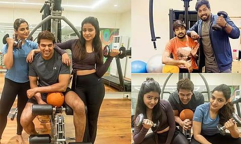 Arya 40 | நிகிலா விமல், வைஷ்ணவி சைதன்யாவுடன் இருக்கும் படங்களை பகிர்ந்த ஆர்யா - கிண்டலடித்த சதீஸ்