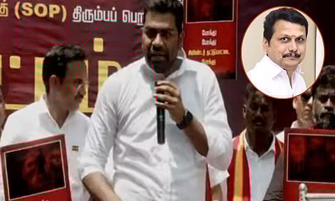 Karur Stampede | கரூர் விவகாரத்தில் செந்தில் பாலாஜி தான் முதல் குற்றவாளி -  ஆதவ் அர்ஜுனா