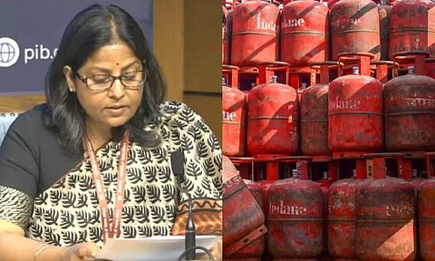 LPG சிலிண்டர்கள் முன்பதிவு குறித்து மத்திய அரசு அறிவிப்பு வெளியீடு