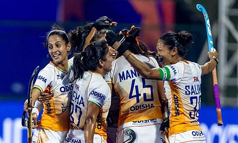 Womens Hockey | பெண்கள் உலகக் கோப்பை ஹாக்கி தகுதிச்சுற்று: அரையிறுதியில் இத்தாலியை வீழ்த்தியது இந்தியா