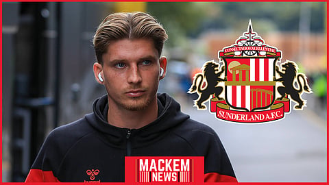 Dennis Cirkin left Tottenham to join Sunderland in 2021. (Credit: Imago) 