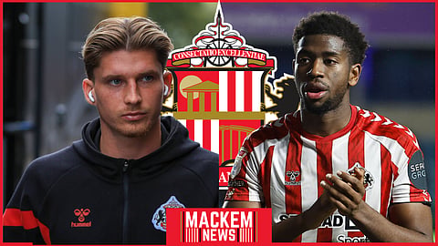Dennis Cirkin and Aji Alese play left back for Sunderland. (Credit: Imago)