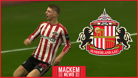 Tommy Watson scored twice for Sunderland against Stoke. (Credit: Sunderland AFC YouTube)