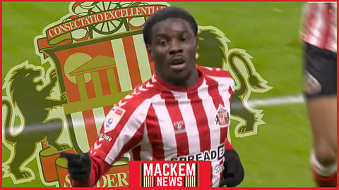 Eliezer Mayenda has featured regularly for Sunderland this season. (Credit: Sky Sports Football YouTube)