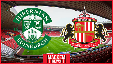Sunderland want to sign a midfielder from Hibernian. (Credit: Imago)