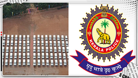 Kerala police vechicle 