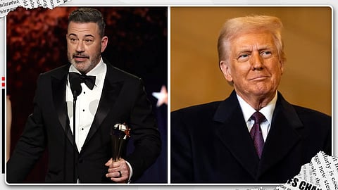 'താങ്കളുടെ വിഡ്ഢിത്തങ്ങൾക്ക് നന്ദി, മിസ്റ്റർ പ്രസിഡന്റ്'; ട്രംപിനെ പരിഹസിച്ച് ജിമ്മി കിമ്മൽ