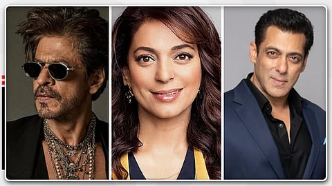 Shah Rukh Khan, Juhi Chawla, Salman Khan
