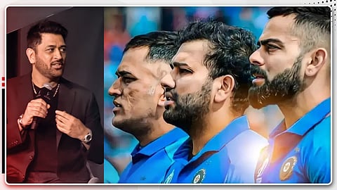 'പ്രായമല്ല, പ്രകടനമാണ് മാനദണ്ഡം'; വിരാടിനെയും ഹിറ്റ്മാനെയും പിന്തുണച്ച് ധോണി 