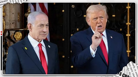 Benjamin Netanyahu and Donald Trump