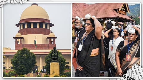 ശബരിമല യുവതീപ്രവേശനം: ഹർജികൾ പുതിയ ഭരണഘടനാ ബെഞ്ചിന് പരി​ഗണിക്കാമെന്ന് സുപ്രീം കോടതി