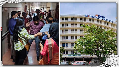 Nurses Strikeat Baby Memorial Hospital Kozhikode