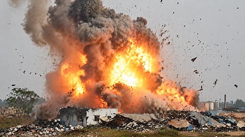 Representative image of a blast