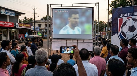 Messi on screen