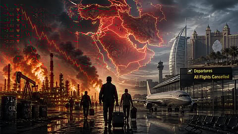 അമേരിക്ക സൃഷ്ടിച്ച പ്രതിസന്ധി വലഞ്ഞ് അറബ് ലോകം; വിനോദ സഞ്ചാര മേഖല തകർന്നു, വഴിമുട്ടി പ്രധാന വികസന പദ്ധതികള്‍, പ്രവാസികള്‍ക്കും ഇരുട്ടടി