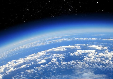 A conceptual image representing global climate protection and sustainability, used to illustrate LANXESS’s position in the top 4% of companies worldwide for transparent climate reporting and emissions reduction.