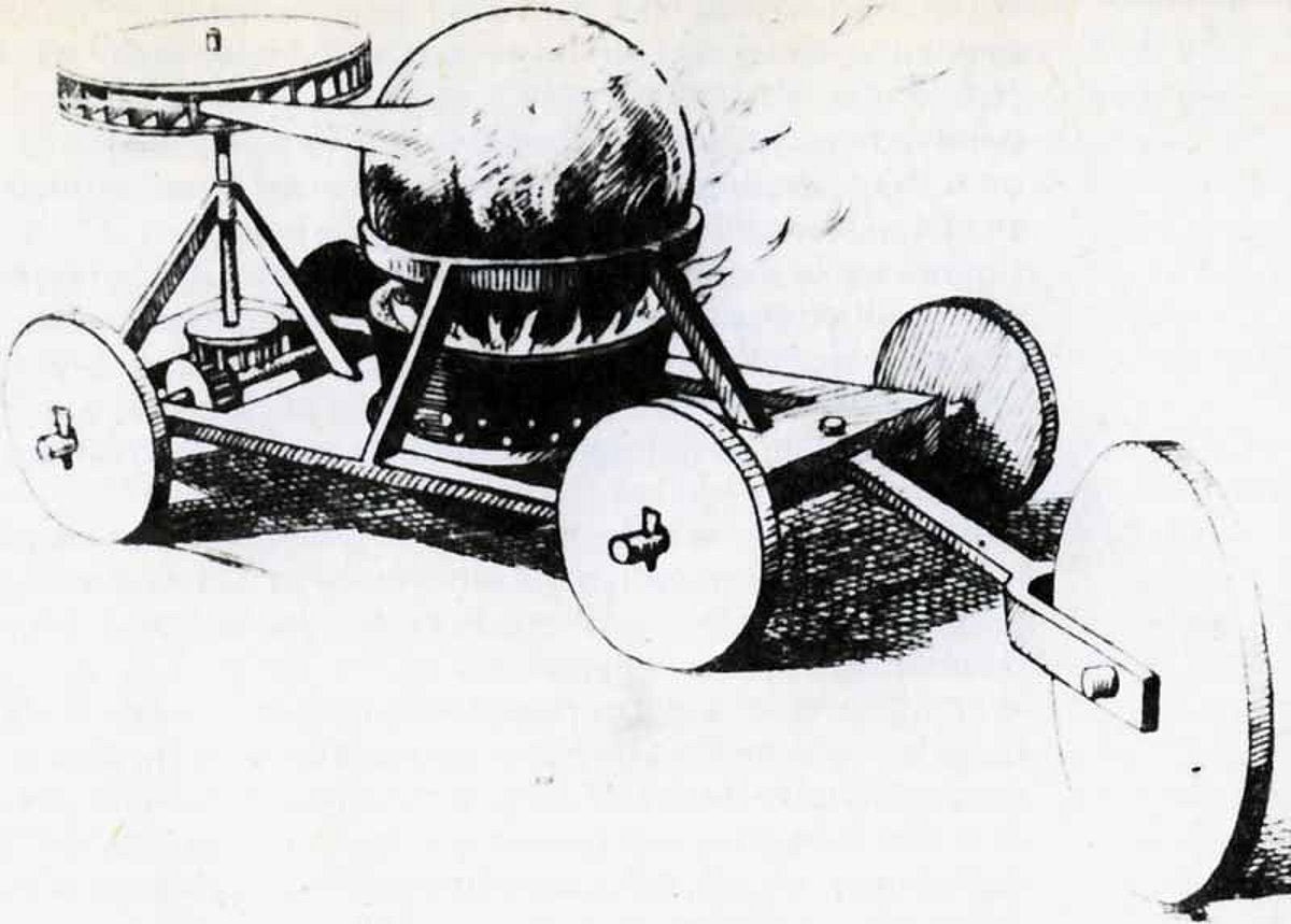 Steam-powered vehicle was designed