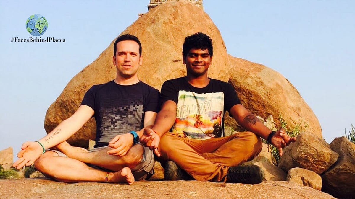 A tourist driver with stories of a temple town