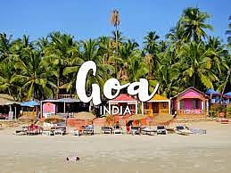 goa beach photo Cap: Landscape image with meta data. Landscape image with meta data. 