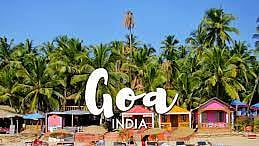 goa beach photo Cap: Landscape image with meta data. Landscape image with meta data. 