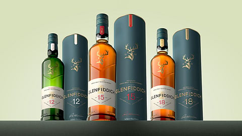 Glenfiddich now has a resigned packaging with bold, new design elements that signal a new era for the malt