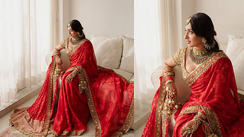 Akansha Ranjan's wedding look