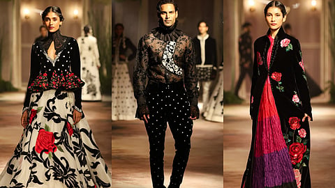 Rohit Bal's new collection at Hyundai India Couture Week 2026.