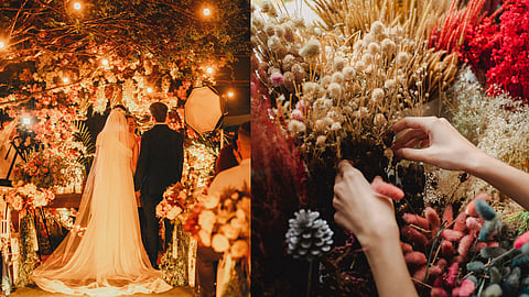 Meadowcore is redefining wedding floral arrangements 