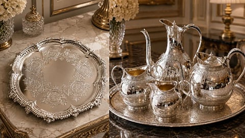 Silver-plated gift pieces from Angie Homes X Manifest Wedding Registry