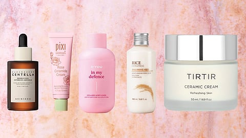 Skincare products with ceramides, from Tirtir, d'you, and more