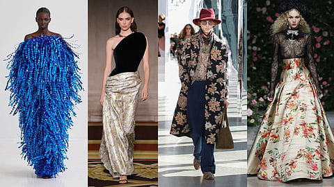 From Sabyasachi's flower galore, to Cult Gaia's feather galore, here are the biggest trends spotted at the NYFW SS27