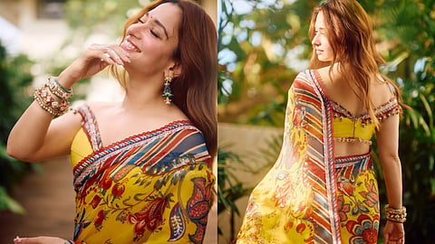 Tamannaah Bhatia’s 'Teekha Basanti' Torani Saree