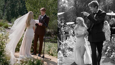 hollywood star wedding