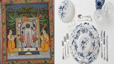 A collection of beautiful pieces by Angie Homes - From Lord Shrinath Ji’s Painting to Antique Dinner Plates
