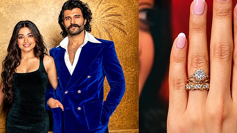 Rashmika Mandanna Engagement Ring Stack From Vijay Deverakonda