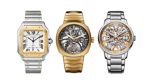 Mixed-metal watches