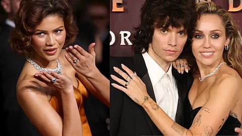 East-West engagement ring