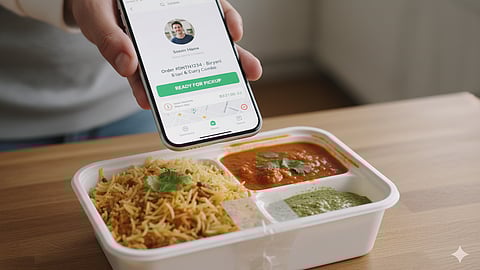 discarded food decomposes in landfills and generates methane, a powerful greenhouse gas. The solution is using modern technology to revive the ancient Indian value of sharing