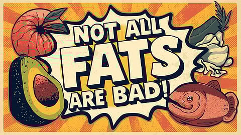 The focus should be on consuming healthy fats while limiting saturated fats and avoiding trans fats.