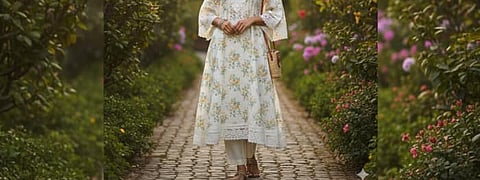 Ethnic attire has become effortless to blend with contemporary trends among women. 