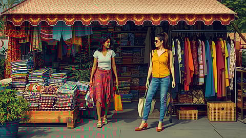 Affordable and stylish sustainable fashion is thriving in India’s markets and thrift stores.