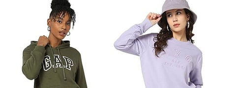 Stay stylish and warm this winter with GAP women’s sweatshirts. From GAP winter hoodies for women to the classic logo hoodie and casual sweatshirts.