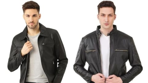 Stay stylish this winter with men's leather jackets under ₹3,999 from Amazon. Pick from faux leather biker jackets to classic winter jackets.