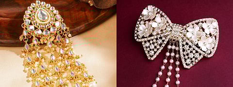 Discover stylish women's hair accessories perfect for Christmas party hairstyles. Find festive-ready pieces that elevate your look effortlessly.