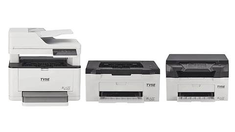 TVS Electronics Blaze printer series can deliver an output of 2600 pages per minute