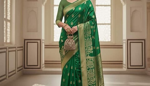 Are you searching for the perfect saree to celebrate your brother's special occasion? These selected styles combine elegance, traditions, & a touch of glamour.